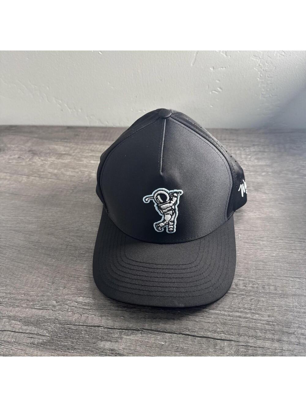 Waggle Hat Moon Shot Baseball Cap Adjustable Golf Astronaut Black Golfing Gear